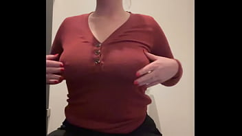 My Step Sister With Huge Tits… Almost Gets Caught Masturbating In Bar Toilet free video