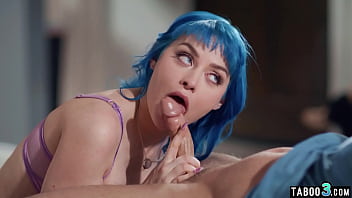 Angry Blue Haired Busty Slut Jewelz Blu Testing Her Horny Buyers Big Cock free video