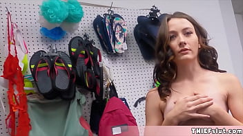 Cute Shoplifter With A Nose Ring Caught And Now Its Time For Her To Get Naked free video