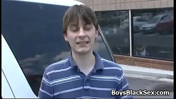 White Sexy Gay Teen Boy Enjoy Big Black Cock 12 free video