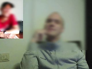 Caught Colleague Secretly Jerking Off During Online Work Meeting And Joined Him Masturbating Our Cocks To Big Cumshots free video