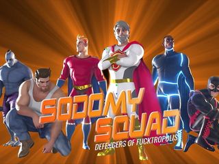 Sodomysquad - Gay Superhero Alpha Saves Vulnerable Twink, Shoves His Hunk Cock Into Ass free video