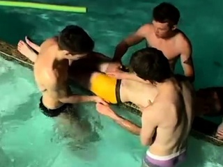 Teen Gay Sex In Underwear Undie 4-Way - Hot Tub Action free video